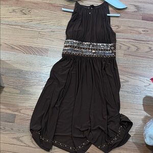 JS Boutique Chocolate Brown Dress